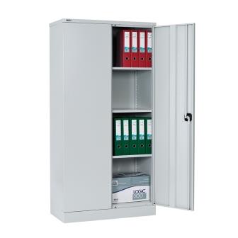 Alpha steel Contract double door cupboard. 438mm shelves.1829mm high