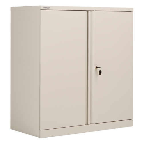 Bisley steel Essentials double door cupboard. 1000mm high