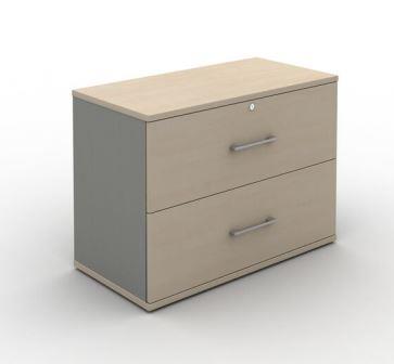 Mobili 2-drawer side filing cabinet