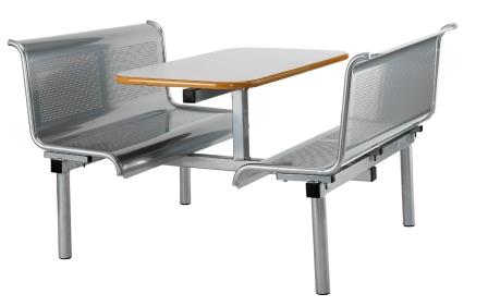 Fixed seating fast food table (CU27)
