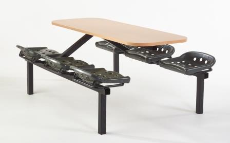 Fixed seating fast food table (SP)