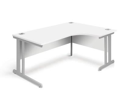 Aspire radial cantilever frame desk