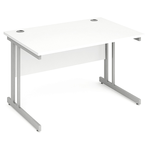Intrigue cantilever frame rectangular desk (800mm wide)