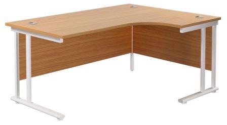 Start radial twin upright cantilever frame desks