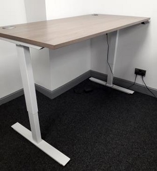 Volt electric height adjustable desk