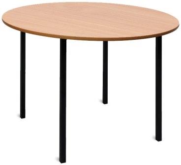 Classic circular classroom table with fully welded frame