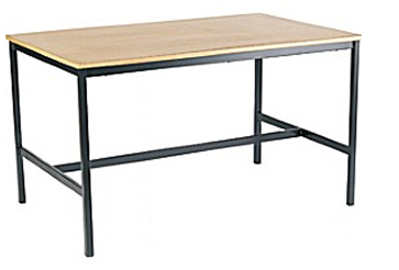 Classic 'H' frame project table with Formica® compact top