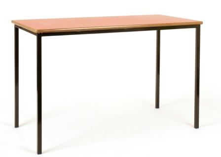 Rectangular classroom table with fully welded frame