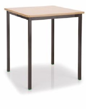 Square classroom table with fully welded frame