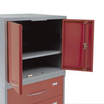 Medical records general storage top cupboard with double doors