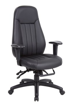 Zeus 24 hour mid back faux leather task chair