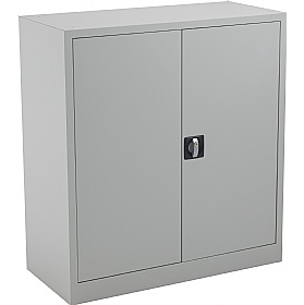Budget steel double door cupboard. 1000mm high