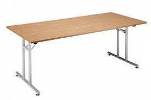 Classic folding flat leg rectangular table 600, 700 or 800mm deep