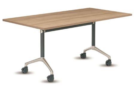 Mobili rectangular mobile tilt top tables
