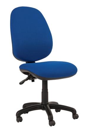 Bimp deluxe operator chair with large seat and back no arms