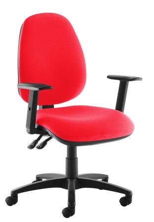Jupiter 2-lever operator chair with height adjustable arms