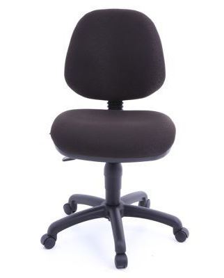 Tully 2-lever medium back task chair. Havana fabric