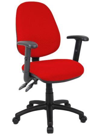 Vantage 2-lever operator chair with height adjustable arms