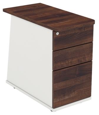 Ascend desk high 2 and 3-drawer pedestals