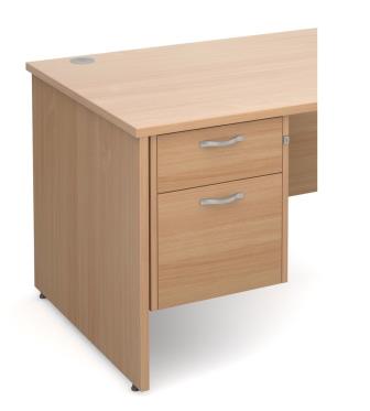 Entry level fixed 2 and 3 drawer pedestals
