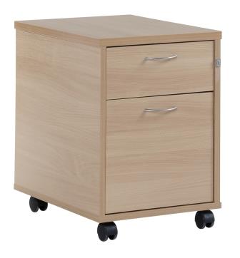 Entry level mobile 2 and 3-drawer under desk pedestals